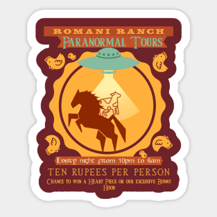 Romani Ranch Paranormal Tours Sticker